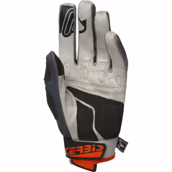 Acerbis MX X-H Gants de moto, gris-rouge, taille L pour Hommes