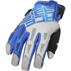 Acerbis CE MX X-K Gants de moto pour enfants, gris-bleu, taille L pour Des gamins