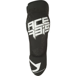 Acerbis X-Zip Protège-genoux, noir pour Hommes