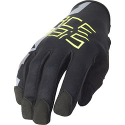 Acerbis Zero Degree 3.0 Gants de moto, noir-jaune, taille L pour Hommes