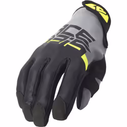 Acerbis Neoprene 3.0 Gants de moto, noir-jaune, taille 2XL pour Hommes