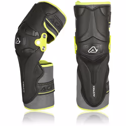 Acerbis X-Strong Protecteurs de genou, noir-jaune pour Hommes