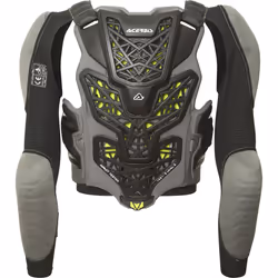 Acerbis Specktrum Lev2 Gilets pare-balles, noir-jaune, taille S M pour Hommes