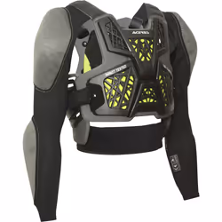 Acerbis Specktrum Lev2 Gilets pare-balles, noir-jaune, taille L XL pour Hommes