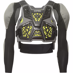 Acerbis Specktrum Lev2 Gilets pare-balles, noir-jaune, taille L XL pour Hommes