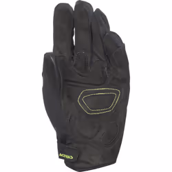 Acerbis Scrambler Gants de moto, noir-jaune, taille M pour Hommes
