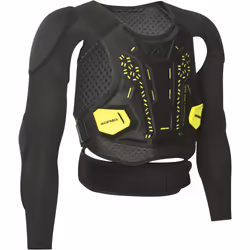 Acerbis Plasma Protecteur thoracique, noir-jaune, taille S M pour Hommes