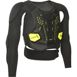 Acerbis Plasma Protecteur thoracique, noir-jaune, taille 2XL pour Hommes