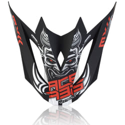 Acerbis Profile 4 Pic casque, noir-blanc-rouge pour Hommes