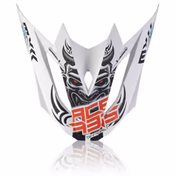 Acerbis Profile 4 Pic casque, blanc-rouge pour Hommes
