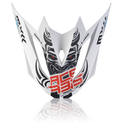 Acerbis Profile 4 Pic casque, blanc-rouge pour Hommes