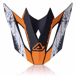 Acerbis Profile 4 Pic casque, noir-blanc-orange pour Hommes