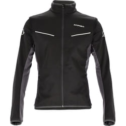 Acerbis Track Softshell Veste moto, noir-gris, taille L pour Hommes