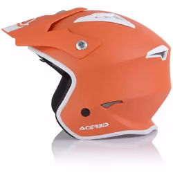 Acerbis Aria Casque Jet, blanc-orange, taille XS pour Hommes