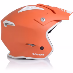 Acerbis Aria Casque Jet, blanc-orange, taille XS pour Hommes