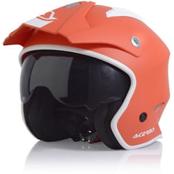 Acerbis Aria Casque Jet, blanc-orange, taille M pour Hommes