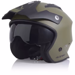 Acerbis Aria Casque Jet, vert, taille XS pour Hommes