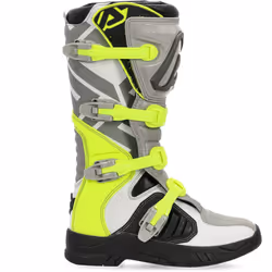 Acerbis X-Team Bottes Motocross, gris-jaune, taille 47 pour Hommes