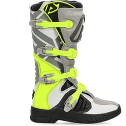 Acerbis X-Team Bottes Motocross, gris-jaune, taille 47 pour Hommes