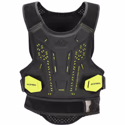 Acerbis DNA Protecteur thoracique, noir-jaune, taille L XL pour Hommes