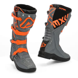 Acerbis X-Team Bottes Motocross, gris-orange, taille 42 pour Hommes
