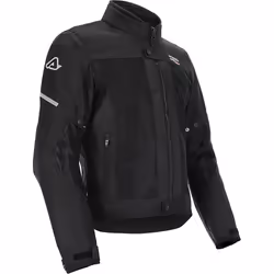 Acerbis On Road Ruby Blouson textile de moto, noir-rouge, taille 2XL pour Hommes