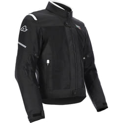 Acerbis On Road Ruby Blouson textile de moto, noir-blanc, taille S pour Hommes