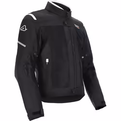 Acerbis On Road Ruby Blouson textile de moto, noir-blanc, taille 3XL pour Hommes