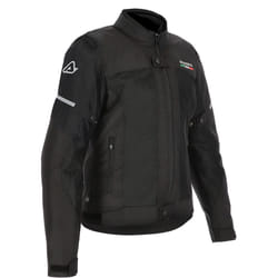 Acerbis On Road Ruby Veste textile de moto pour femmes, noir, taille L
