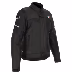 Acerbis On Road Ruby Veste textile de moto pour femmes, noir, taille 2XL