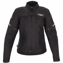 Acerbis On Road Ruby Veste textile de moto pour femmes, noir, taille 2XL - Vue supplémentaire 6