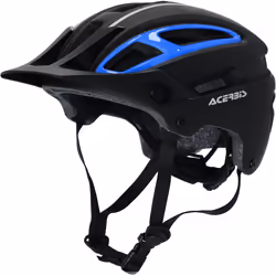 Acerbis Doublep Casque de VTT, noir-bleu, taille L XL pour Hommes