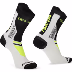 Acerbis MTB Track Chaussettes de cyclisme, noir-jaune, taille L XL pour Hommes