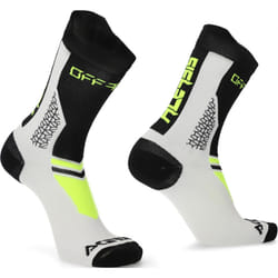 Acerbis MTB Track Chaussettes de cyclisme, noir-jaune, taille L XL pour Hommes