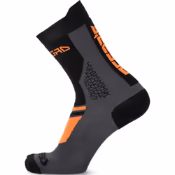 Acerbis MTB Track Chaussettes de cyclisme, noir-orange, taille S M pour Hommes