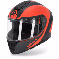 Acerbis Krapon Casque, noir-rouge, taille XL pour Hommes