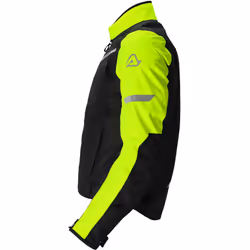 Acerbis X-Street Veste textile de moto, noir-jaune, taille 2XL pour Hommes