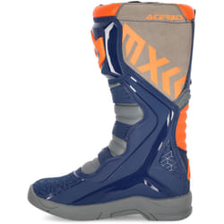 Acerbis X-Team Bottes Motocross, gris-bleu, taille 44 pour Hommes