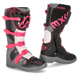 Acerbis X-Team Bottes Motocross, noir-rose, taille 45 pour Hommes