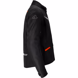 Acerbis X-Trail Veste textile de moto, noir-rouge, taille S pour Hommes