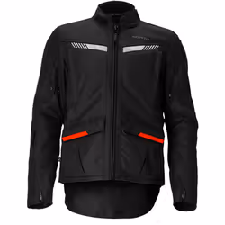 Acerbis X-Trail Veste textile de moto, noir-rouge, taille M pour Hommes
