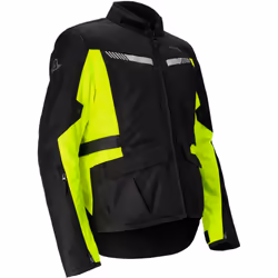 Acerbis X-Trail Veste textile de moto, noir-jaune, taille M pour Hommes