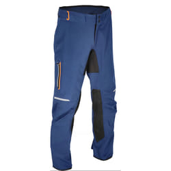 Acerbis X-Duro Baggy WP Pantalon de motocross, bleu-orange, taille 36 pour Hommes