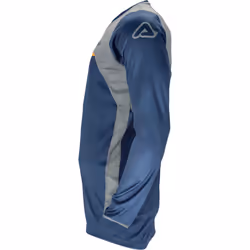 Acerbis X-Duro Maillot de motocross, bleu-orange, taille S pour Hommes