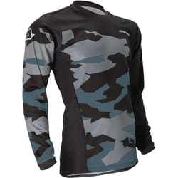 Acerbis X-Duro Winter Maillot de motocross, noir-gris, taille L pour Hommes