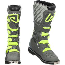 Acerbis X-Race Bottes de motocross, gris-jaune, taille 41 pour Hommes