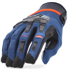 Acerbis X-Enduro Gants de moto, bleu-orange, taille M pour Hommes