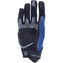 Acerbis X-Enduro Gants de moto, bleu-orange, taille L pour Hommes