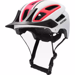 Acerbis Doublep Casque de VTT, blanc-rose, taille L XL pour Hommes