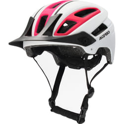 Acerbis Doublep Casque de VTT, blanc-rose, taille L XL pour Hommes